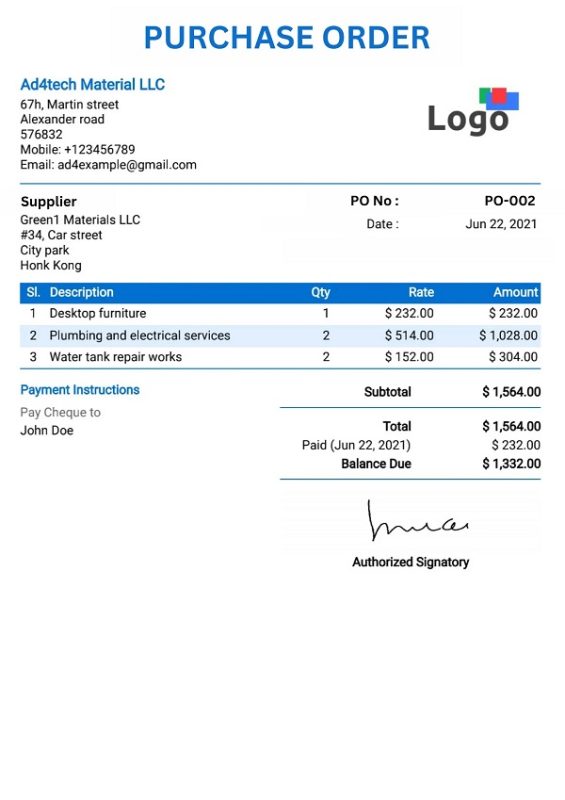 PO (Purchase Order) là gì? Tải mẫu PO mới nhất