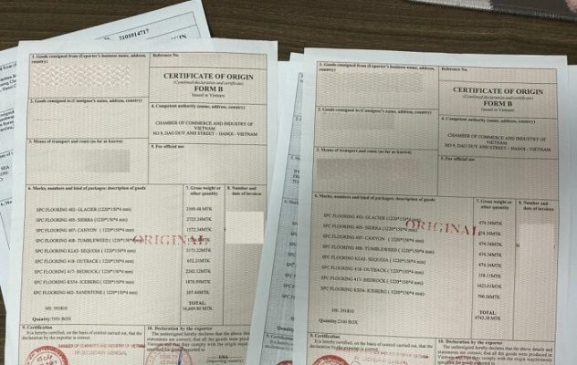 co form b là gì, đi nước nào